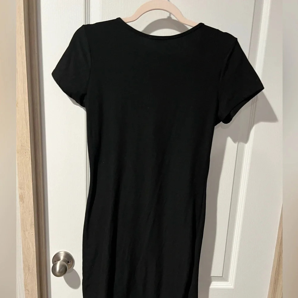 Doo B Doo B black dress with lace up front sz Large - Picture 4 of 5